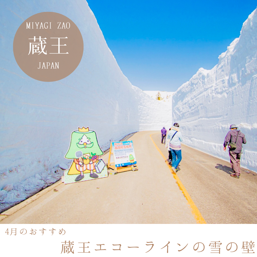 蔵王エコーライン雪の壁ウォーク