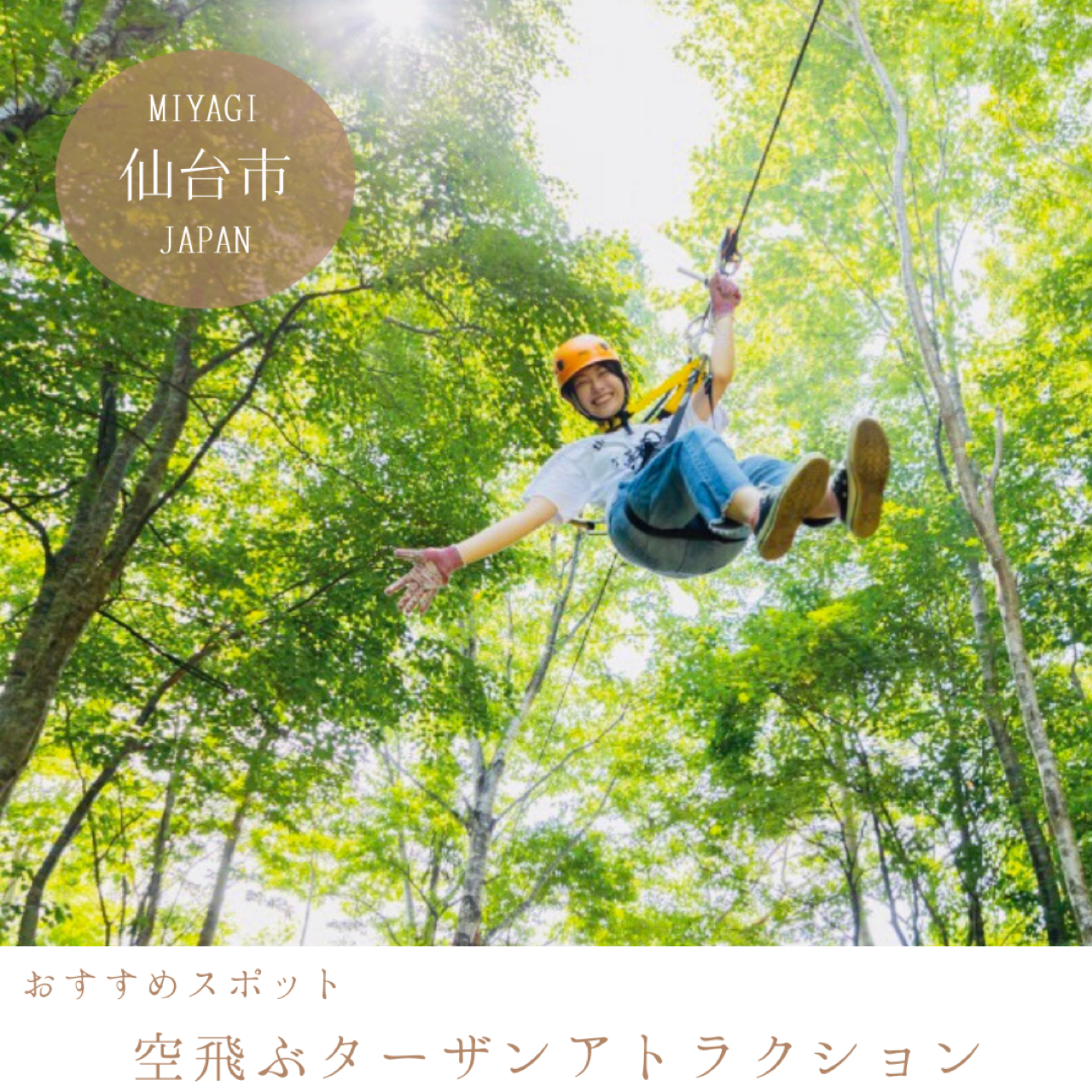 空飛ぶターザンアトラクション
